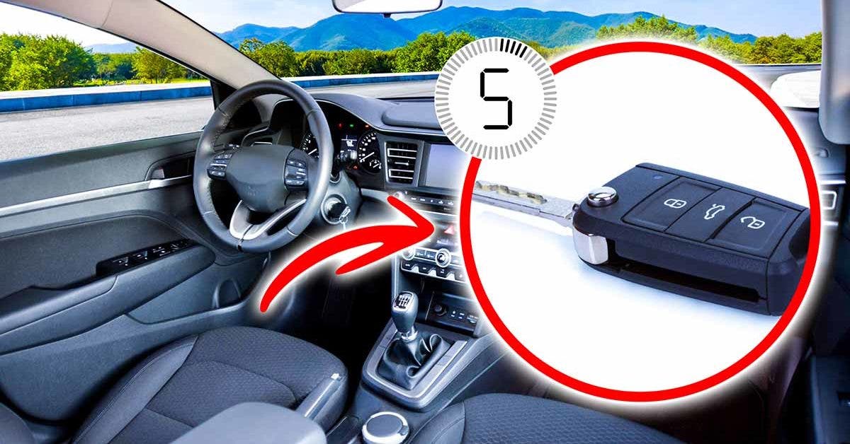 Qu’arrive t’il lorsque vous appuyez 5 secondes sur la télécommande de la voiture ? Le truc malin que tout le monde fait