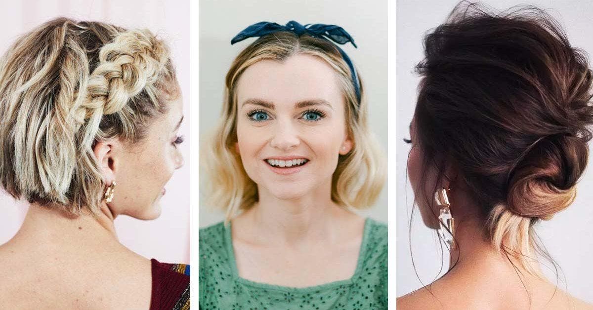 Quelle coiffure pour des cheveux courts _ 10 idées faciles à réaliser_