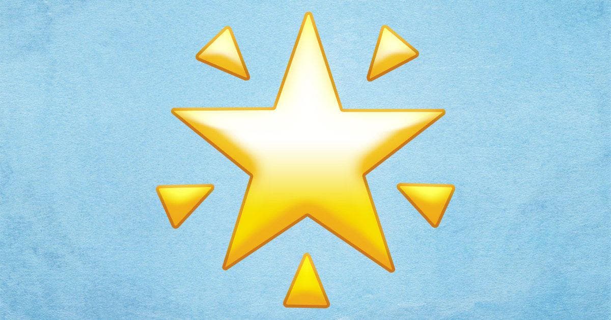 Quelle est la signification de l'emoji étoile brillante