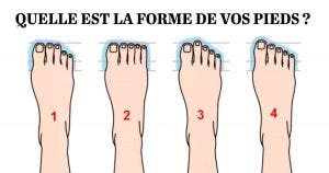 Quelle la forme de vos pieds