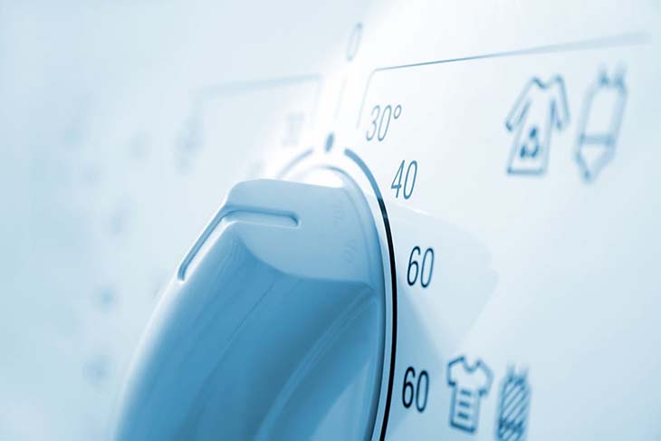 Impostazione della temperatura della lavatrice