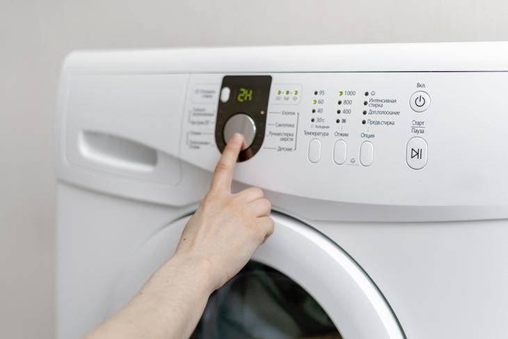 Configuración del programa de la lavadora