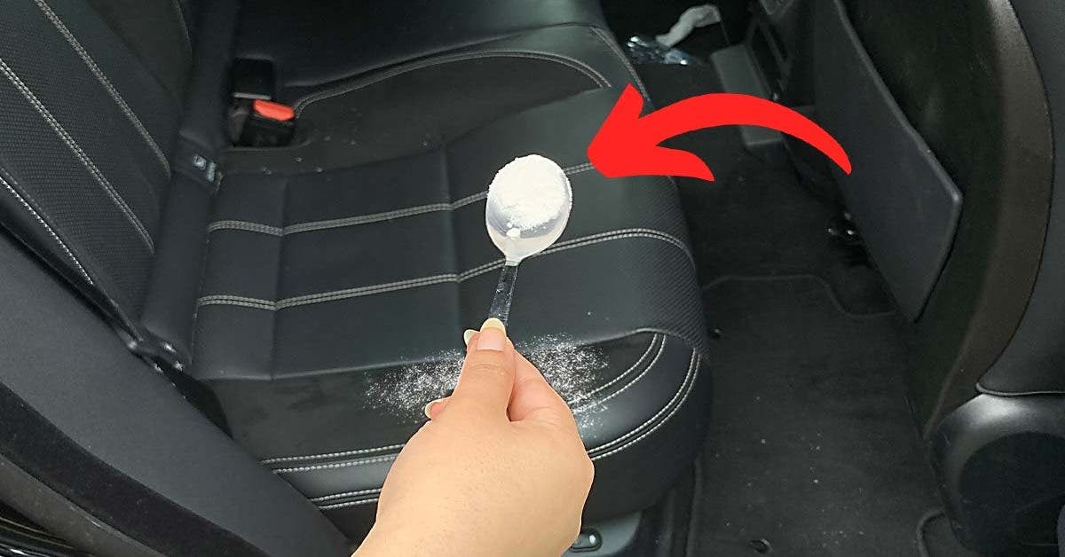 Saupoudrez du bicarbonate de soude dans votre voiture et voyez ce qui se passe après 10 minutes001