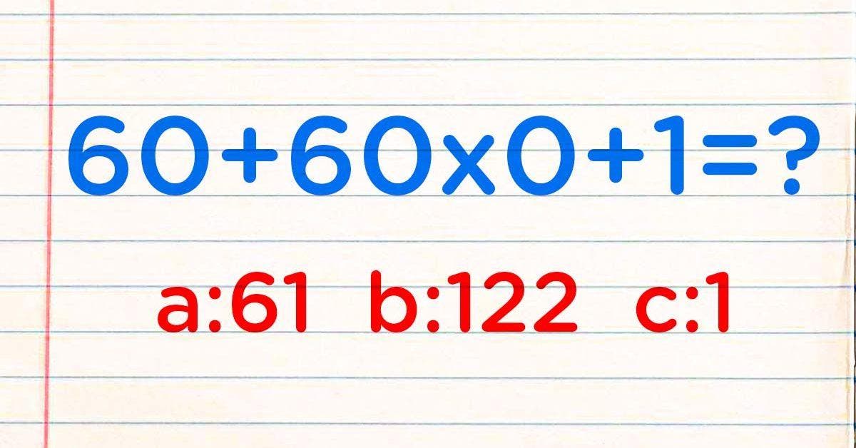 Saurez-vous résoudre ce problème mathématique final