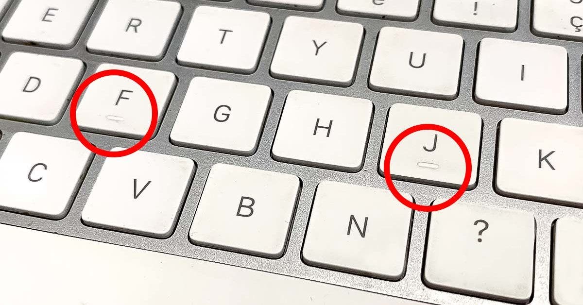 Savez-vous pourquoi les lettres F et J sur le clavier ont une petite bosse 2001