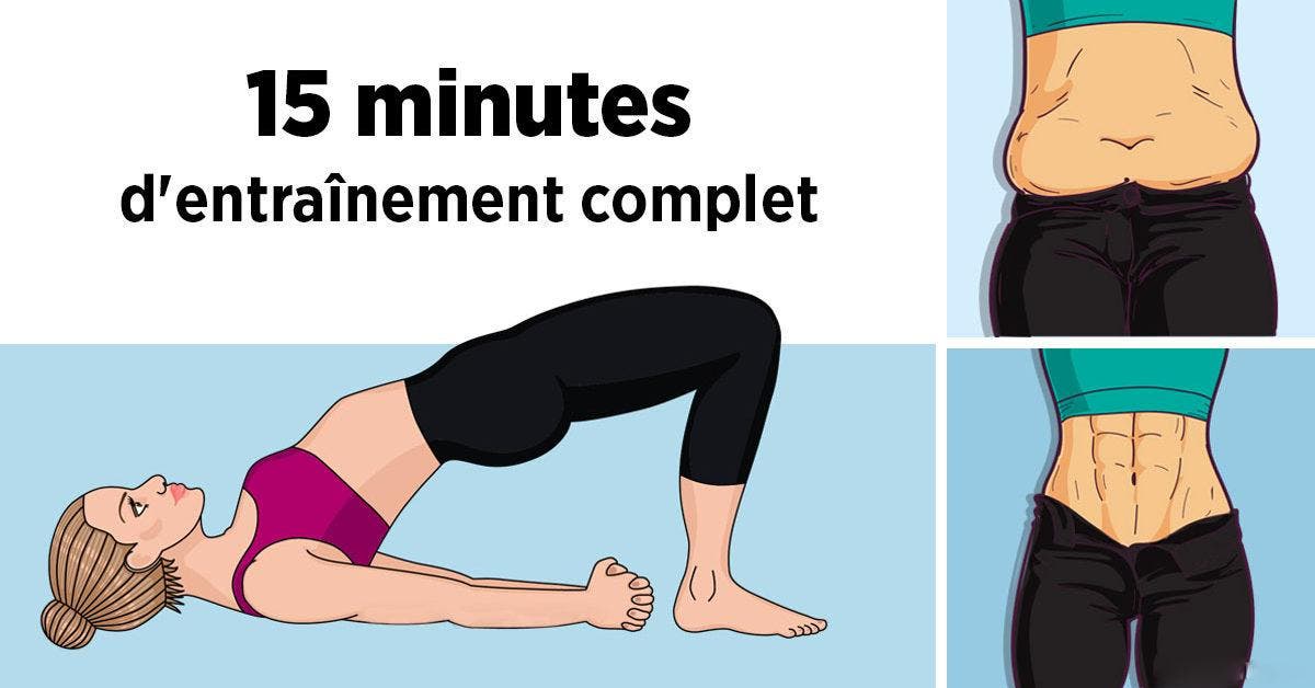 Séance d'entraînement de 15 minutes pour tout le corps