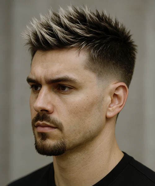 Spiky hair avec low taper fade Spiky hair avec low taper fade