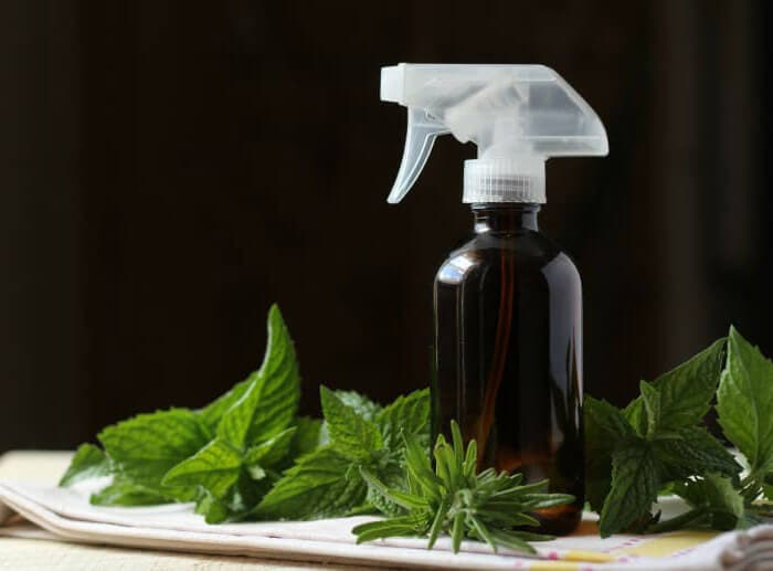Spray desodorisant aromatise de menthe