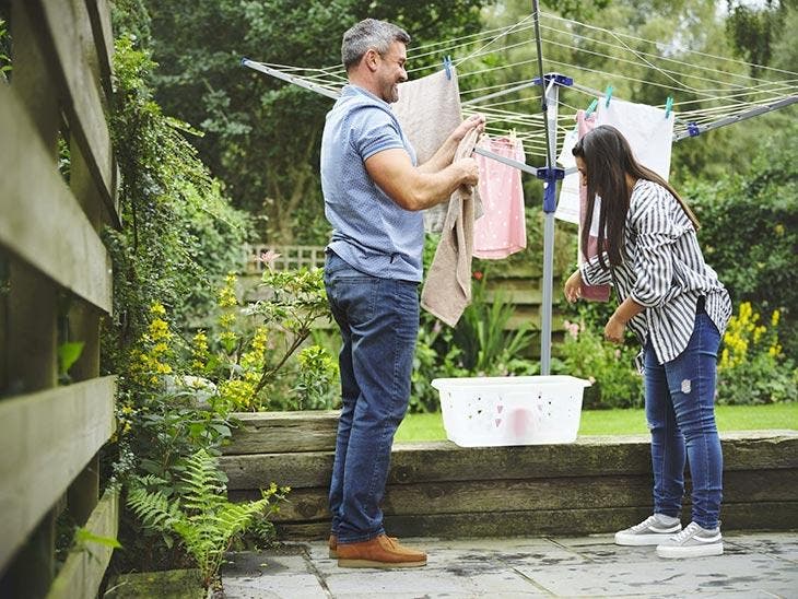 Suspendre le linge en extérieur Suspendre le linge en extérieur