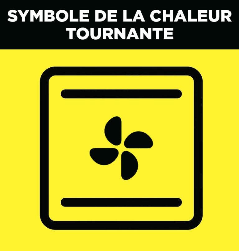 Comment reconnaître le symbole de la chaleur tournante du four
