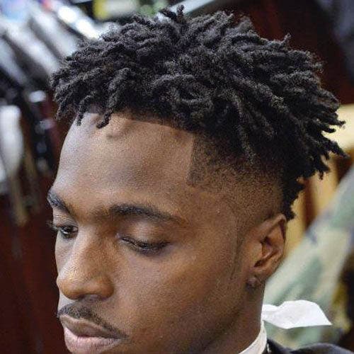 Taper afro avec dreadlocks Taper afro avec dreadlocks