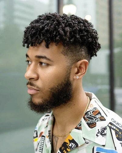 Taper afro ondulé Taper afro ondulé