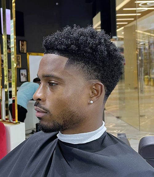 Taper afro sur cheveux texturés Taper afro sur cheveux texturés