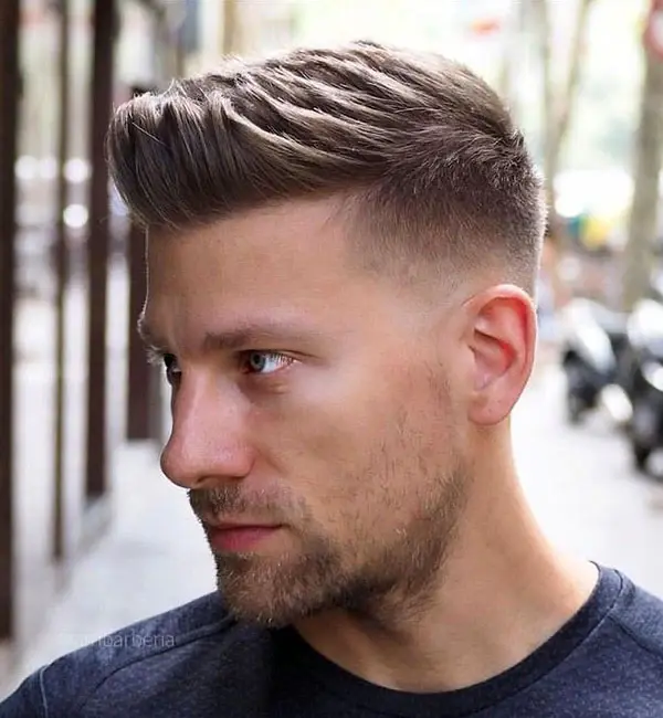 Taper bas et coupe Quiff