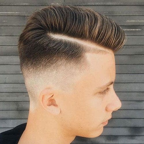 Taper fade au rasoir Taper fade au rasoir