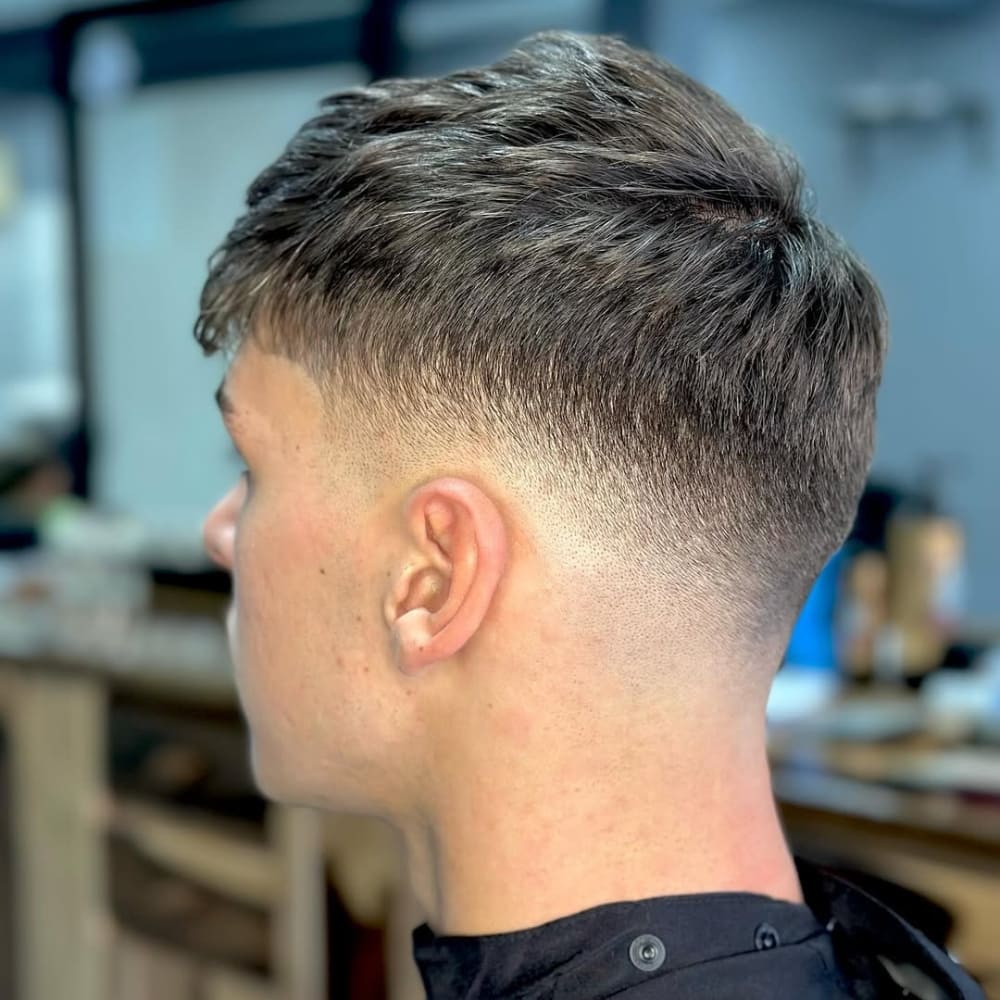Taper fade moyen Taper fade moyen
