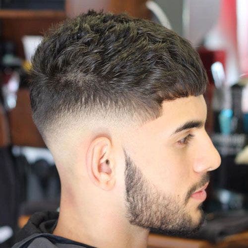 Taper fade moyen et French crop