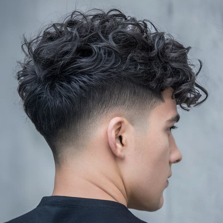 Taper haut sur cheveux ondulés Taper haut sur cheveux ondulés