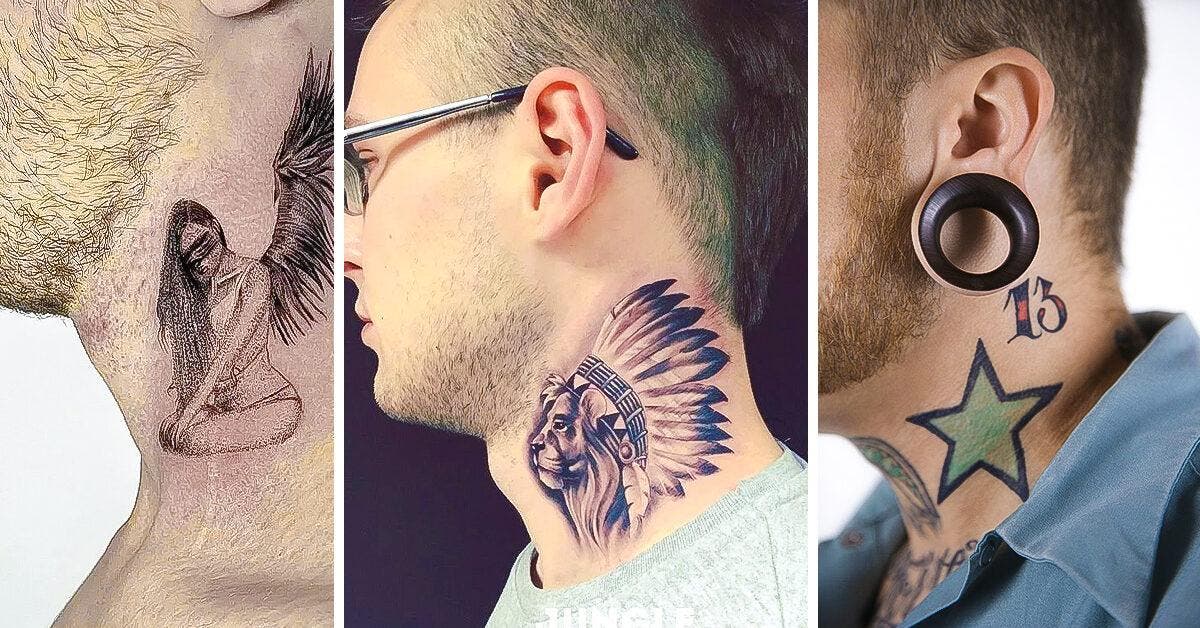 Tatouage cou et nuque : 60 dessins tendances en 2023