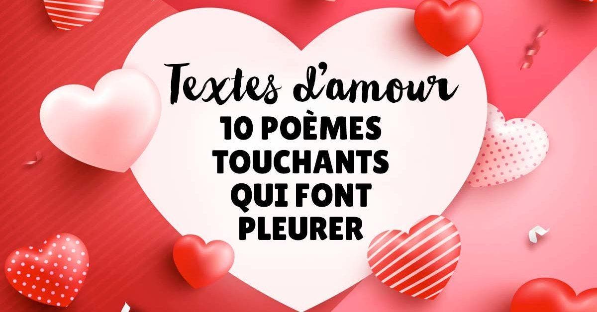 Textes d’amour - 10 poèmes touchants qui font pleurer