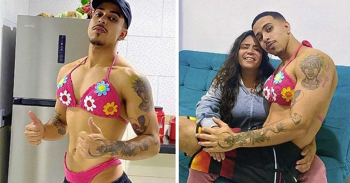 Thiago Pantaleo fait sensation en bikini pour soutenir l'entreprise de sa mère