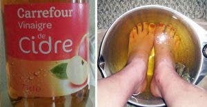 Trempez vos pieds dans du vinaigre pour soigner de nombreux problemes de sante 1