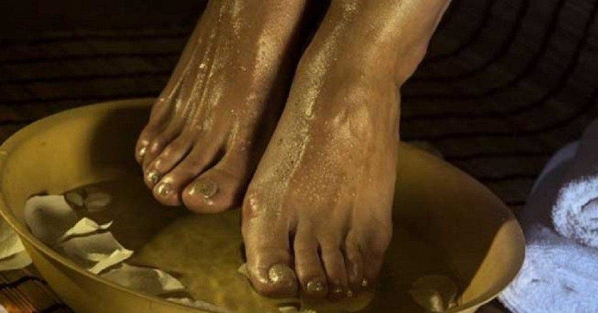 pieds bain
