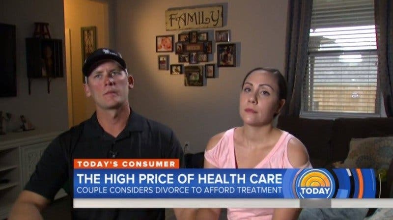 Un couple marié et heureux n'a pas eu d'autre choix que de divorcer pour payer les frais de santé de leur fille