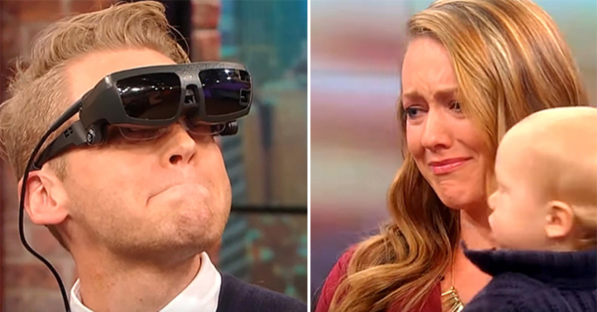 Un homme aveugle voit sa femme pour la toute première fois