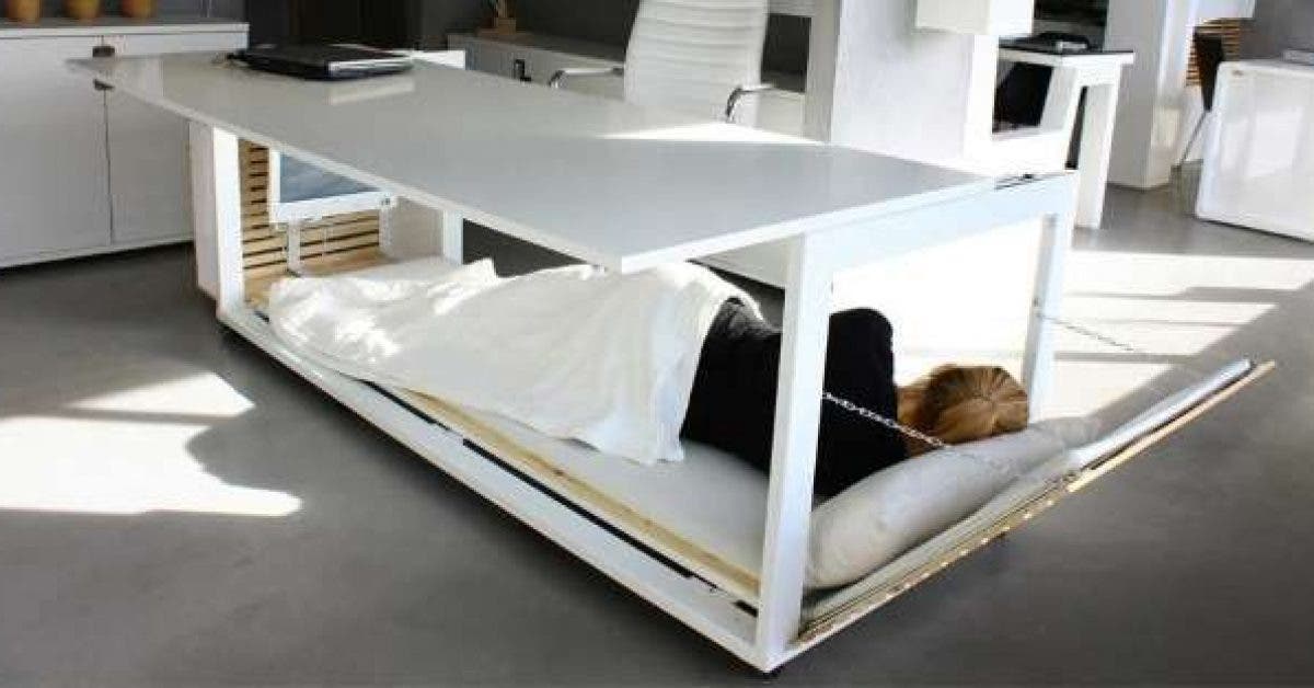 Un lit dans votre bureau est exactement ce dont vous avez besoin pour être productif au travail