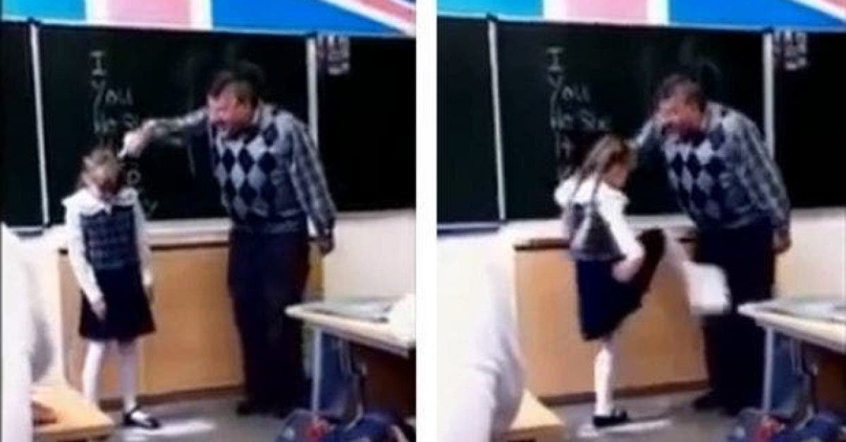 Un professeur tyrannique frappe une fille de 8 ans devant ses camarades de classe