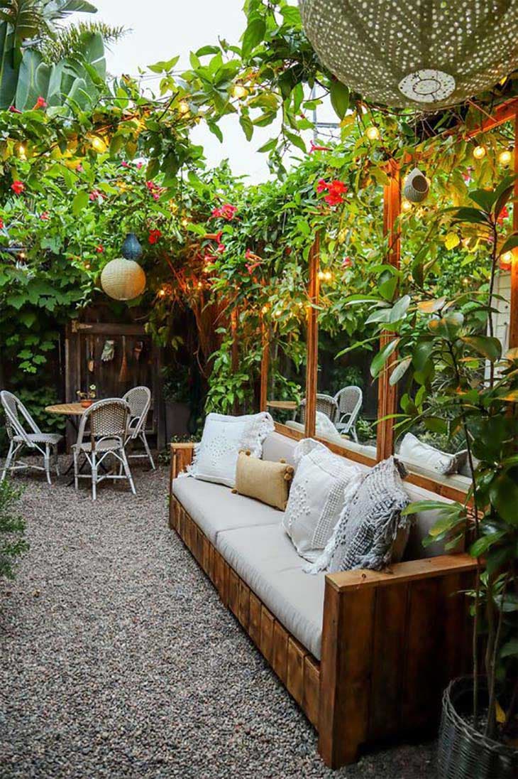 Un salón al aire libre para disfrutar del sol cuando hace buen tiempo