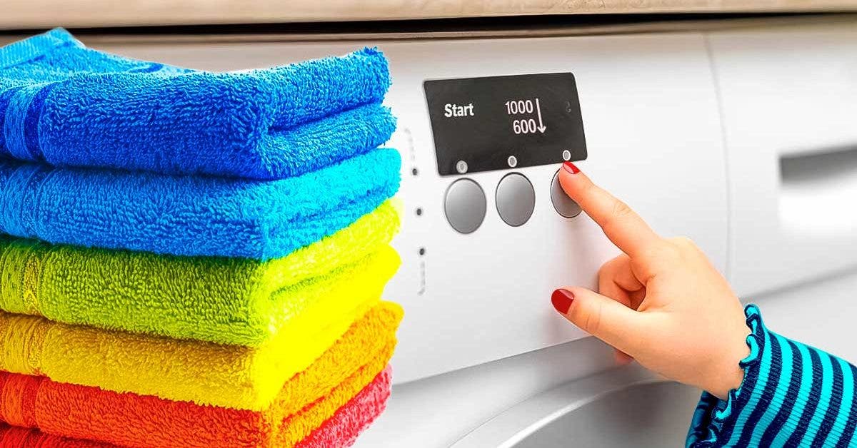 Un simple réglage de la machine à laver élimine les mauvaises odeurs des serviettes001