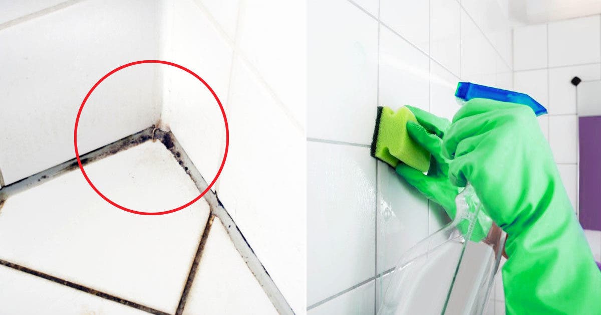 Une astuce infaillible pour nettoyer les traces de savon et calcaire sur les carreaux de la salle de bain_