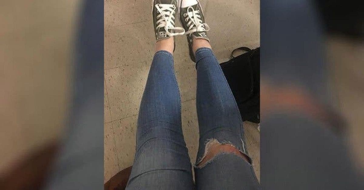 Une école suspend de son école une fille après avoir porté un jean déchiré