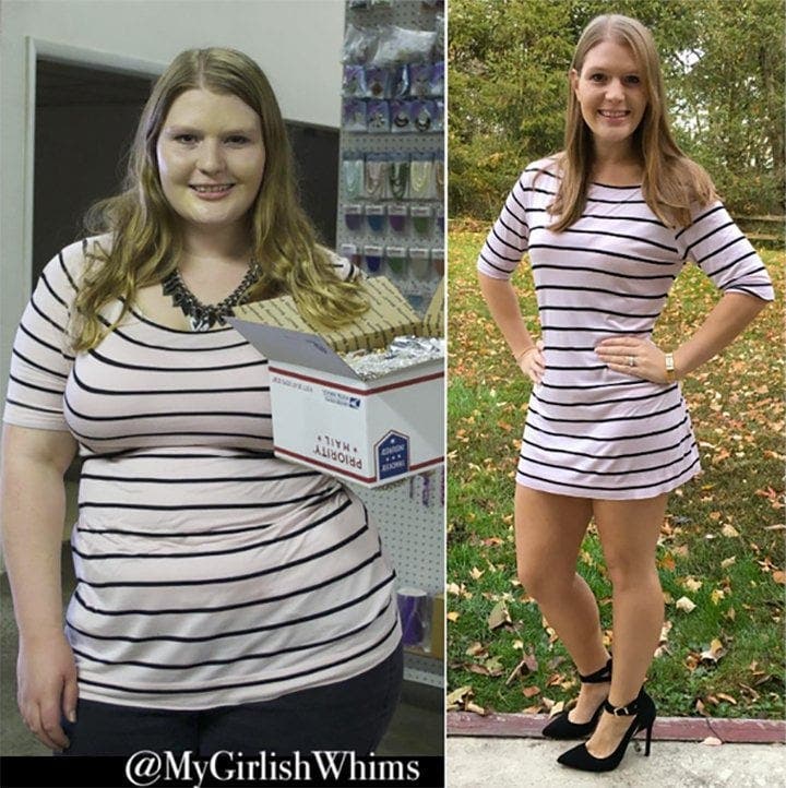 Une femme qui a perdu 50 kilos