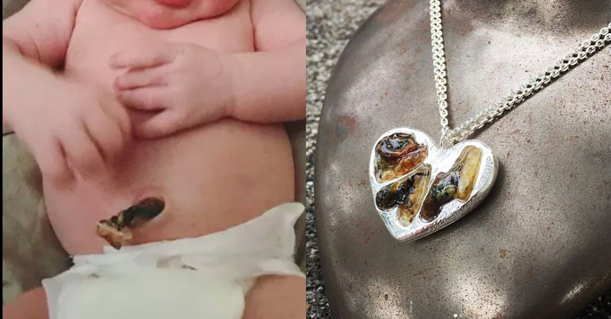 Une maman transforme le cordon ombilicale des bébé en bijoux