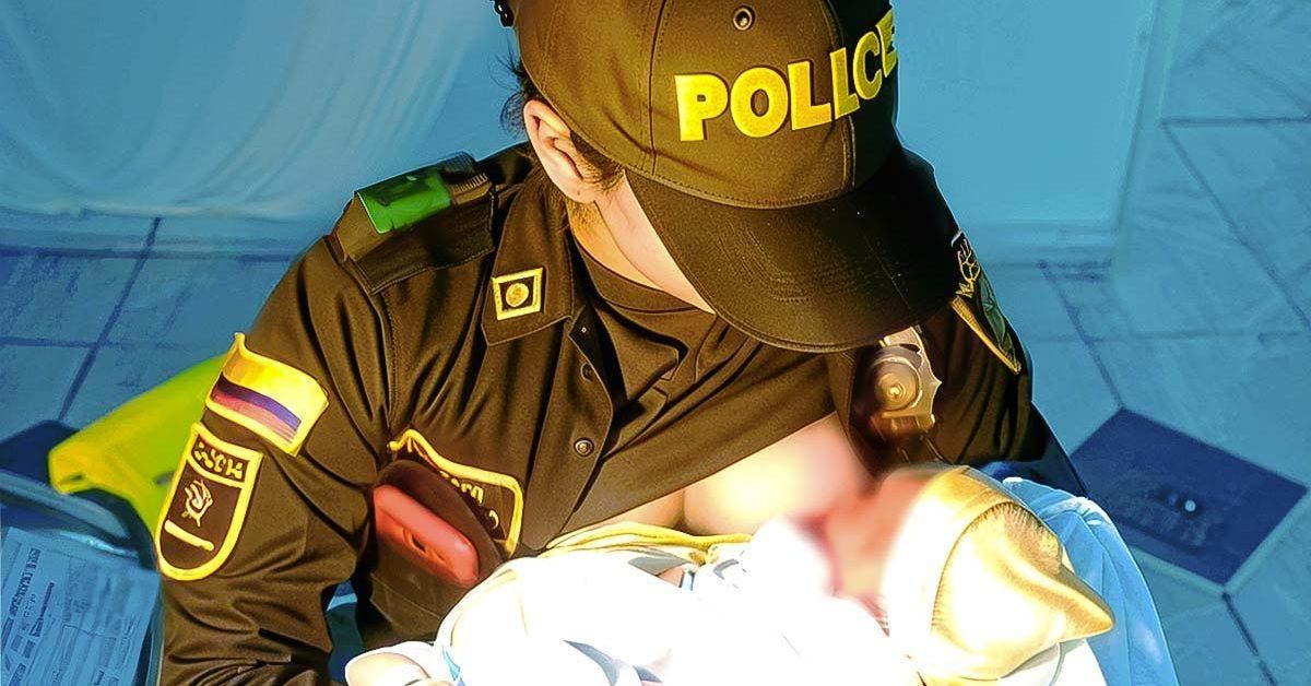 Une policière a allaité un bébé après qu'il ait été retrouvé abandonné