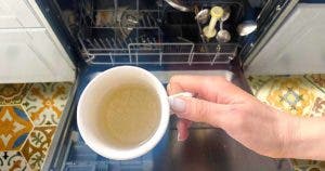 Une seule tasse suffit pour rendre votre lave-vaisselle propre comme neuf 001