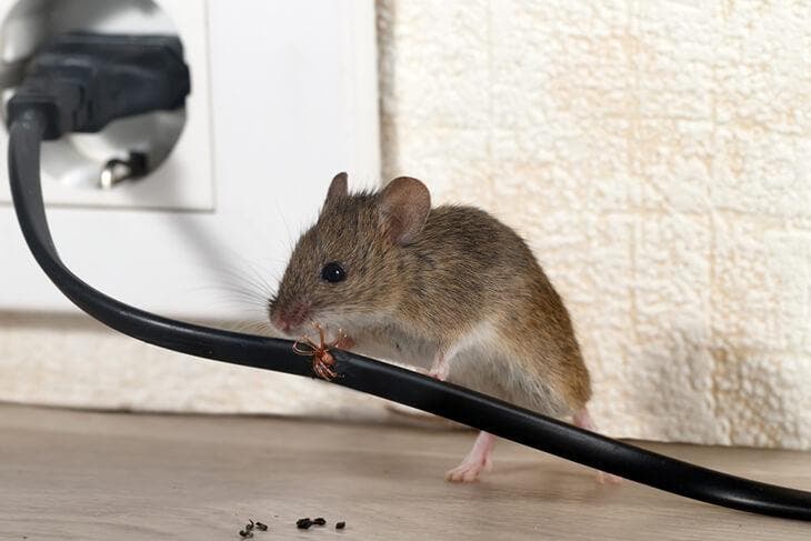 a mouse at home
