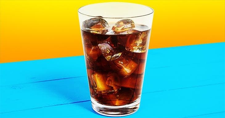 bicchiere di coca cola