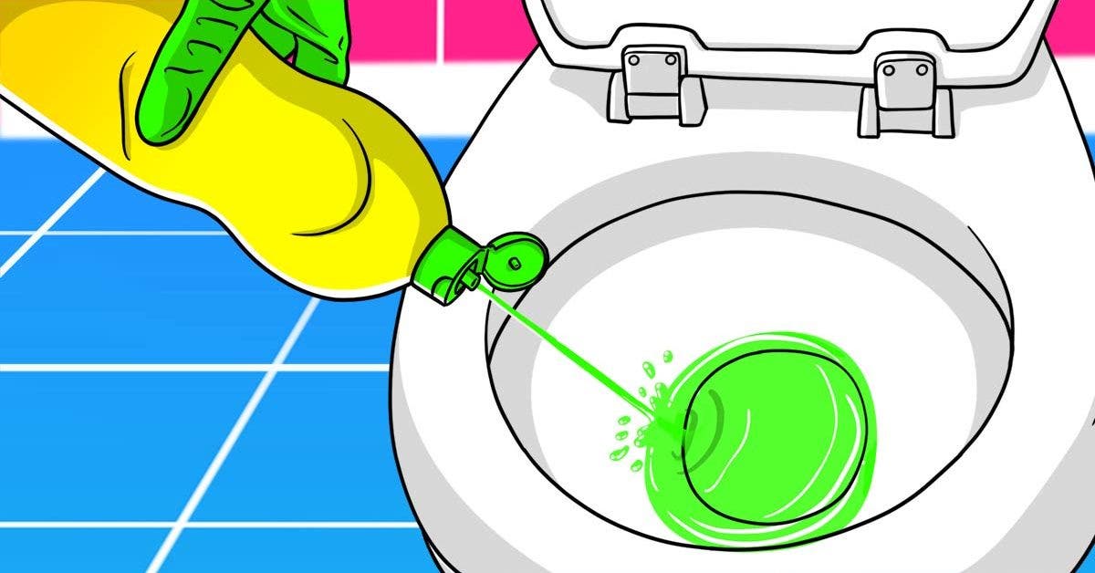 Versez du liquide vaisselle dans les WC : ce qui se passe est phénoménal et vous ne pourrez plus vous en passer