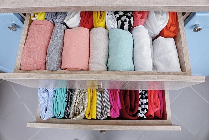 clothes well stored
