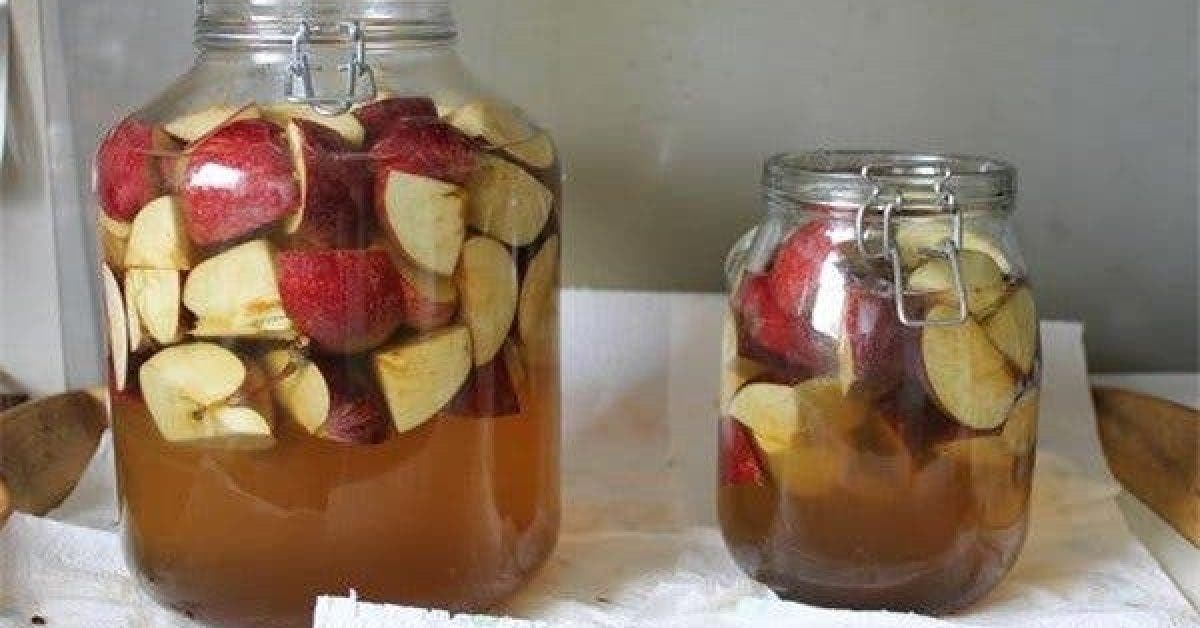 Voici comment préparer le meilleur vinaigre de cidre de pomme à la maison