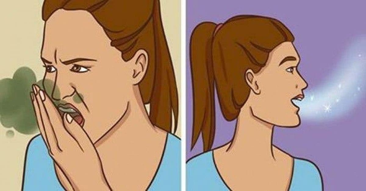 Voici comment se débarrasser de la mauvaise haleine naturellement