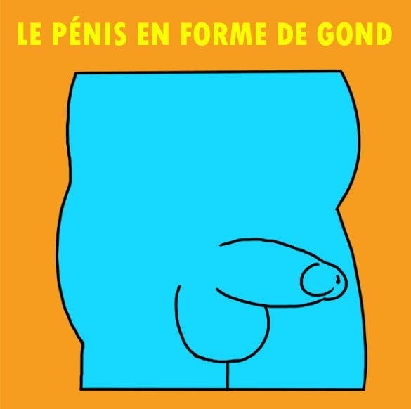 forme de penis masculin)