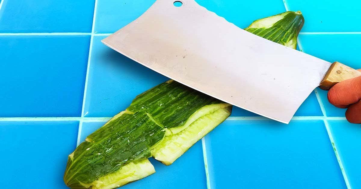 Voici pourquoi il est important d'écraser le concombre avant de le manger final
