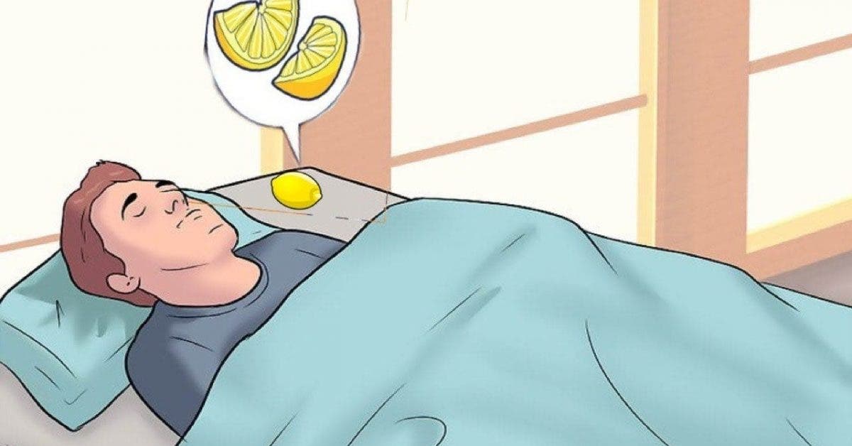Vous devriez mettre des tranches de citron dans votre chambre à coucher