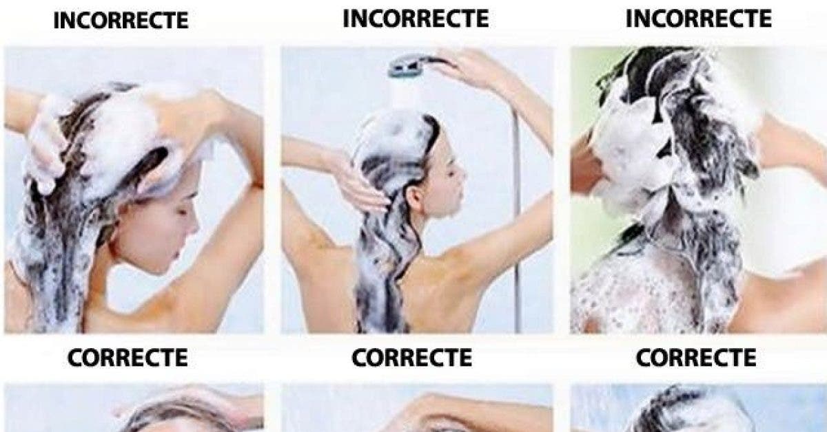 Vous vous laviez les cheveux de la mauvaise maniere 1