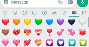Quelle est la véritable signification des cœurs que vous envoyez à vos contacts sur WhatsApp